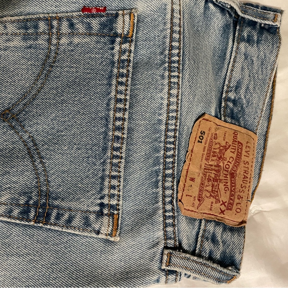 Soft and worn 501 jeans